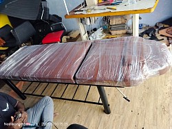 Facial bed rexin work and painting